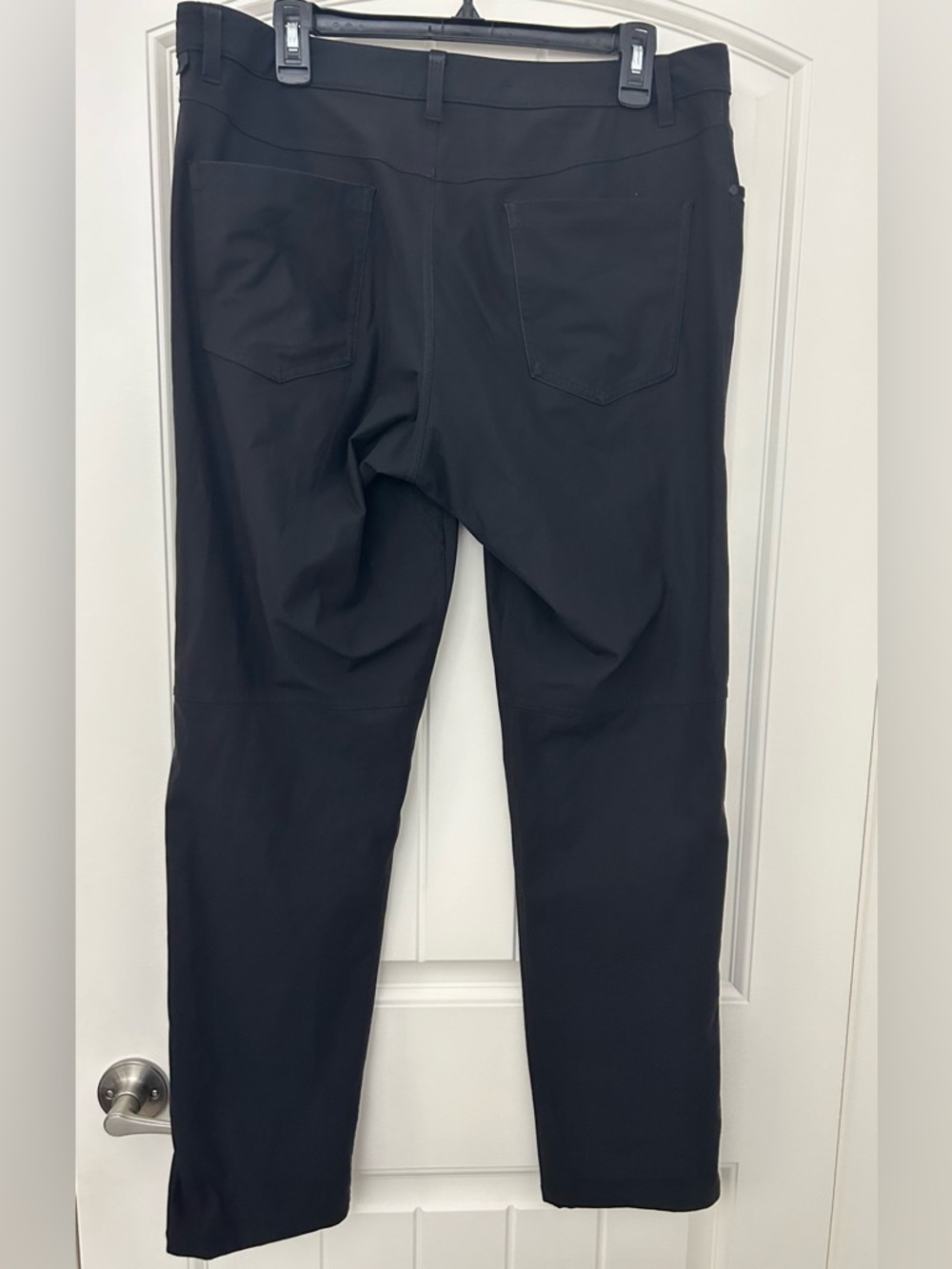 Lululemon Pants Mens 34x31 Black ABC Trouser Slim Fit Warpstreme Fabric LM5AQSS